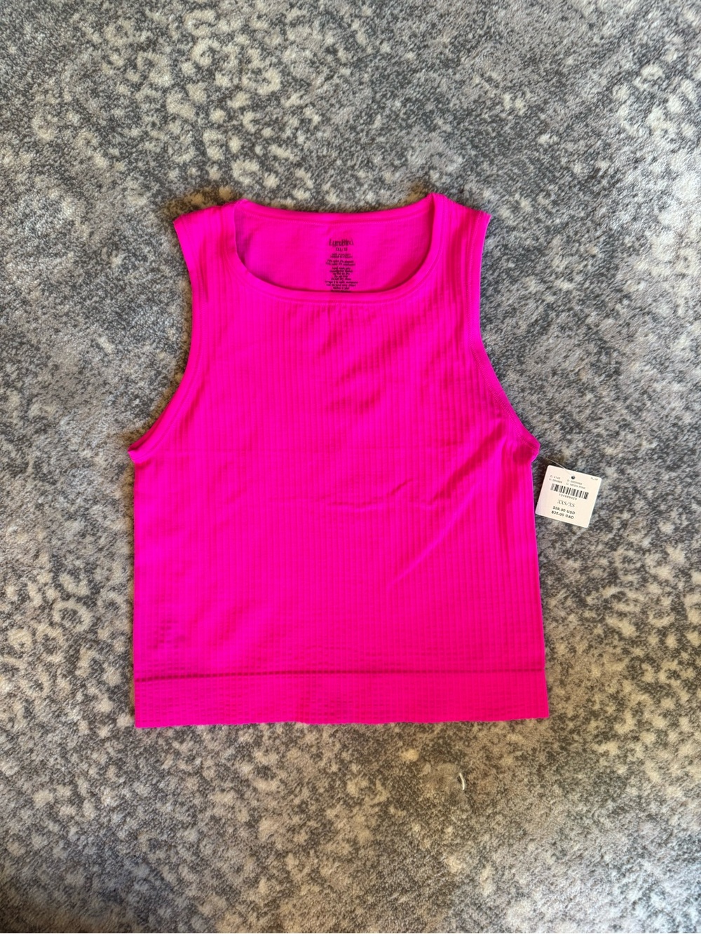 LYREBIRD Anthropologie Reagan Crewneck Crop Racerback Tank-NWT size xxs/xs